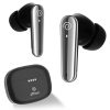 pTron Newly Launched Bassbuds Prism TWS Earbuds with 3D AudioScape, 45Hrs Playtime, TruTalk AI-ENC Calls, 50ms Low Latency Sync, BT5.3, Type-C Fast Charging, Voice Asst. & IPX5 Water Resistant (Black)