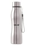NIRLON Stainless Steel Single Wall Diamond Cut Water Bottle/Fridge Refrigerator Bottle/ 100% Leak Proof/Office Bottle/School Bottle, 1000 ML, Set of 2 (FB_Berry Cool)