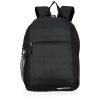 Amazon Basics 25 L 4 Compartment Laptop Backpack for Unisex | Spacious Front Pocket and Back Padding | For Travel, Outdoor, College | 33 L x 17 W x 44.5 H cm | Black