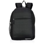 Amazon Basics 25 L 4 Compartment Laptop Backpack for Unisex | Spacious Front Pocket and Back Padding | For Travel, Outdoor, College | 33 L x 17 W x 44.5 H cm | Black