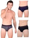 VIP Men’s Cotton Solid (Pack of 6) (Brief_Assorted