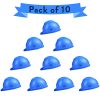 Allen Cooper Industrial Safety Helmet SH-701, Plastic Cradle with Manually adjustable Headband – BLUE (Pack Of 10