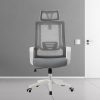 MASHUR FAB Ergonomic Office Chair | Chair for Office Work at Home | Kabel Med Back Chair | Height Adjustable Study Chair | Home Office Desk Chair | Computer Chair