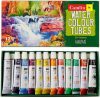 Camlin Kokuyo Student Water Color Tube – 5ml Each, 12 Shades