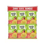 WickedGud Nourishing Masala Instant Noodles (69 gm x 6)| Healthy Noodles | No Maida | No Palm Oil | No Added MSG | High Protein | High Fibre | Cholesterol Free