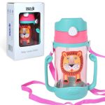 Littloo Baby Water Bottle (Blue) : Stay Hydrated with Safe & Spill-Free Design – 450 ml