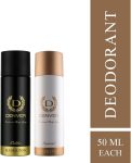 DENVER Caliber and Imperial Nano Combo Deodorant Spray – For Men(100 ml, Pack of 2)
