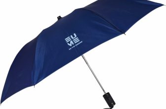 EUME Leatrix 21 Inch (53.34cm) 2 Fold Auto-Open Umbrella(Blue)