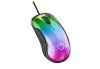 iGear Hawk Wired Gaming Mouse with 8 Customisable Buttons|Dynamic 6 RGB Light Modes|4 Custom Profile Modes|12800 DPI Tracking|Lightweight Black RGB Gaming Mouse|Compatible with iOS,Android & Windows