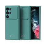 AmazonBasics Optik Armor Back Cover Case for Samsung Galaxy S23 Ultra (Poly Carbonate + TPU | Abyss Green)