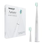 beatXP Azure Electric Toothbrush for Adults with 2 Brush Heads & 5 Cleaning Modes|Rechargeable Electric Toothbrush Battery Backup of upto 180 Days (White)