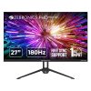 Zebronics 27 inch IPS Panel 180Hz Gaming Monitor with FHD 1080p, Free sync support, DP, 2x HDMI,300 Nits max, 16.7M colors, Built-in speakers and Bezel less design ZEB-S27A