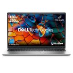 Dell Inspiron 3530 Laptop, 13th Gen Intel Core i5-1334U Processor, 16GB, 512GB SSD, 15.6″(39.62cm) FHD 120Hz 250 nits, Backlit KB, Windows 11 + MSO’24 & 15 Month McAfee, Silver, Thin & Light- 1.62kg