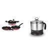 Pigeon Aluminium Cookware Set with Lid and Kettle (Kettle -1.2L)