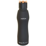 MILTON Euroline Smart Stainless Steel Water Bottle, 880 ml, Black, Leak Proof, Easy Grip, Mobile Hydration System, Bluetooth Enabled, Smart Lid