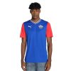 Puma Men’s Printed Regular Fit T-Shirt (781629_for All Time Red-Strong Blue