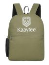Kaaytee Sparta Canvas Backpack 15.6″ Unisex Multipurpose Backpack | Canvas Material | Zippered Compartments with Pocket (Olive Green)