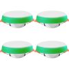 Orient Electric Polycarbonate Rainbow Recess Downlighter 6W, (White & Green – Pack Of 4)