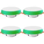 Orient Electric Polycarbonate Rainbow Recess Downlighter 6W, (White & Green – Pack Of 4)