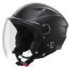 STUDDS RAY ISI Certified Open FACE Helmet for Men and Women with D – Ring Lock (Black-L)