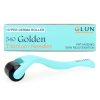 GLUN® Full Body Acupressure Derma Roller, 540 Golden Titanium Micro Needles Cosmetic Device for Face Beauty, Hair, Facial, Skin Face Massager, 0.50mm, Pack of 1