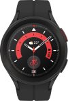 Samsung Watch 5 AMOLED displayLTE callingwith advanced GPS tracking(Black Titanium Strap, Free Size)