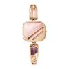 Titan Raga New You Quartz Analog Mother of Pearl Dial with Rose Quartz dial Cover Gold Stainless Steel Watch for Women-95192WM01
