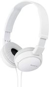 Sony MDR-ZX110A On Ear Stereo Wired Headphones (White), Without Mic