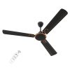 Polycab Zoomer Prime 1200mm 5-Star BLDC, Remote Ceiling fan for home | 100% Copper, High Air Delivery, 6 Speed Setting, Sleep Mode, Reverse Rotation, Boost Technology | 3 Years Warranty【Smoke Brown】