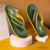 RED TAPE Men Flip Flops(Olive, Yellow , 9)