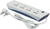 HAVELLS Spikestar Spikegaurd ( 2 mtr) 4  Socket Extension Boards(White, 1 m)