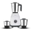 Bajaj Ninja Series Contempo Mixer Grinder 500W | 3 Stainless Steel Mixer Jar | DuraCut® Blades By Bajaj | Mixie For Kitchen With 2-In-1 Function Blade | Pulse Mode | 2 Yrs Warranty 【White & Grey】