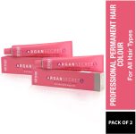Streax Professional Argan Secrets Hair Colourant Cream 60g Pack 2 , Very Light Ash Blonde