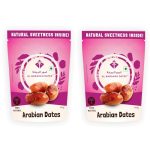 Al Barakah Arabian Dates 800g (400gram Pack Of 2) | Authentic Khalas Dates | Naturally Sweet & Delicious | Healthy Snack | Perfect for Gifting & Recipes