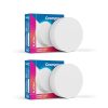 Crompton Platina Star Stylus Surface Panel 6W LED Round (Pack of 2, Warm White)