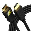 Sounce 1.5 Meter High-Speed HDMI Cable – Hdmi Arc Enabled | 64 Gbps | 4K 120Hz | 1080P 240Hz | Strong & Durable | Supports Up To 32 Audio Channels | Gold Plated | 1.5 Meter, Black (Pack of 1)