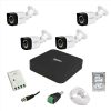 IMPACT BY HONEYWELL 2 MP Wired CCTV KIT with 4 Channel DVR I 4 Bullet Cameras I 1 TB Hard Disk & Accessories I Made in India I White (I-MKIT4CH-3_HI)