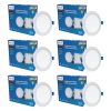 PHILIPS 15W Round LED Ceiling Light | AP Plus Ultraglow Recessed LED Ceiling Light for False Ceiling | Cut Out : 5.5 inch, Colour : Warm White, Pack of 6