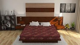 Centuary Mattresses Joy 4-inch Single Size Orthopedic Support Extra Firm Reversible Coir Mattress (78x30x4)