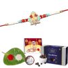 DarkShri (73 B) Rakhi With Chocolate | SET OF 1 RAKHI RAKHI WITH CHOCOLATE rakhi for brother rakhi for brother and bhabhi rakhi for kids rakhi gift for brother terial rakhi set kids rakhi gift for sister RAKHI GIFT RAKHI SILVER GOLDEN