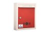 SPYLOCK Metal Mail Box Letter Box for Home and Gate Office Wall Mount Box Red & ivery Size (11 * 9 * 3 inch)
