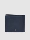 TOMMY HILFIGER Men Blue Genuine Leather Wallet(10 Card Slots)