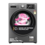 Whirlpool 9 Kg Ozone Technology 5 Star Inverter Front Load Fully Automatic Washing Machine with In-Built Heater (XO9012BYM52E, Midnight Grey, 100+ Tough Stains, 1200 RPM)