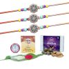 Anshri Rakhi Combo Set of 3 For Brother, Bhiya, Bhai, Best Rakhi Gift Combo For brother,RakhiwithChocolate,0521