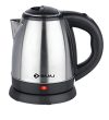 Bajaj KTX 1.2 Litre DLX Electric Kettle | 1350W Kettle With Stainless Steel Body | Cordless Operation | Auto Shut-Off Mechanism | 2-Yr Warranty 【Silver & Black】