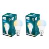 PHILIPS 10 w LED Bulb|3 Colors in 1 LED Bulb|Scene Switch Bulb for Home & Decoration|Color: Tunable White, Pack of 2, b22d