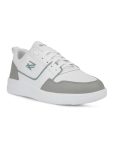 Liberty Leap7x SNOOKIS-2E Lacing Casual Sneakers for Men with EVA Sole|PVC Upper|Memory Foam Insole|Stylish & Comfortable|Breathable, Lightweight & Flexibility|Shock Absorption (White – 40 EU)