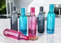 OMORTEX Stay Cool & Hydrated at school,college,work,gym & outdoor 1000 ml Bottle(Pack of 6, Multicolor, Plastic)