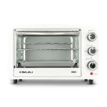 Bajaj 1603 16 Liters Oven Toast Grill (OTG) | 1200 Watt | Cool Touch Handles | Grill, Bake & Roast | Heat Resistant | Tempered Glass 【White】