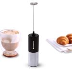 Wonderchef Regalia 6W Milk Frother for Coffee – Handheld Battery-Operated for Coffee, Lattes, Lemonade, Hot Chocolates and Shakes – Black